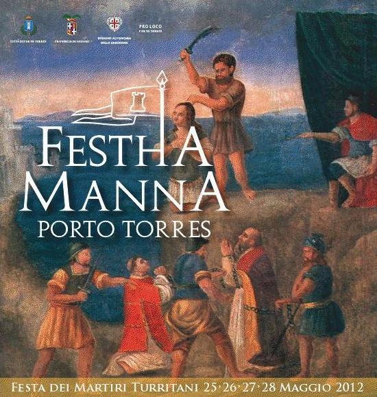 Locandina della Festha Manna a Porto Torres